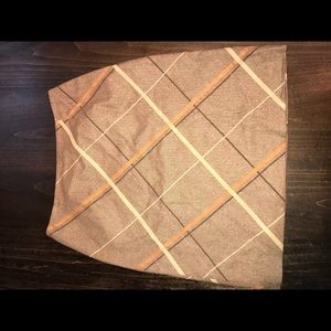 Ann Taylor plaid skirt size 8